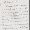 William Alexander Mackinnon to Jane Porter, autograph letter signed