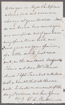 William Alexander Mackinnon to Jane Porter, autograph letter signed