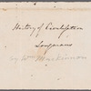 William Alexander Mackinnon to Jane Porter, autograph letter signed