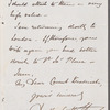Dudley Coutts Stuart to Jane Porter, autograph letter signed