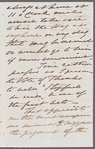 Sir Robert Wilson to Jane Porter, autograph letter signed