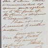 Sir Robert Wilson to Jane Porter, autograph letter signed