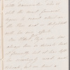 Harriet Shephard to Jane Porter, autograph letter signed