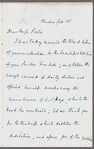 Henry Raikes to Jane Porter, autograph letter signed