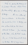 Henry Raikes to Jane Porter, autograph letter signed