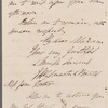 James Henry Monk to Jane Porter, autograph letter signed