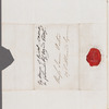 Mayor of Bristol to Jane Porter, [autograph?] letter third person