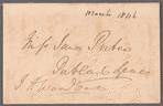 Jonathan Henry Woodward to Jane Porter, autograph letter signed