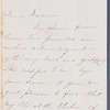 Julia Mann, Lady Cornwallis to Jane Porter, autograph letter signed