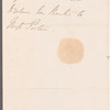 Robert Peel to Jane Porter, autograph letter third person