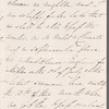 Nina Napier to Jane Porter, autograph letter signed