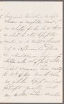 Nina Napier to Jane Porter, autograph letter signed