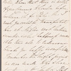 Nina Napier to Jane Porter, autograph letter signed