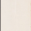 Nina Napier to Jane Porter, autograph letter signed