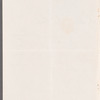 Nina Napier to Jane Porter, autograph letter signed