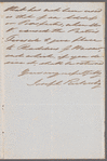Joseph Rickerby to Jane Porter, autograph letter signed