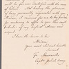Franciszek Stawiarski to Jane Porter, autograph letter signed