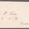 Franciszek Stawiarski to William Ogilvie Porter, autograph letter signed