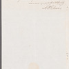 A. P. Gibson to Jane Porter, autograph letter signed