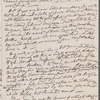 Jane Porter to John Spriggs Morss Churchill, autograph letter signed (copy)