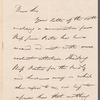 William and Robert Chambers to John Spriggs Morss Churchill, letter signed
