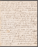 Jane Porter, autograph petition (draft/copy)