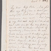 Thomas Moore to Jane Porter, autograph letter signed