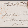Dominic Charles Colnaghi to Jane Porter, autograph letter signed