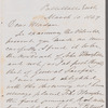Dominic Charles Colnaghi to Jane Porter, autograph letter signed