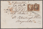 Katherine Villiers Clarendon, Lady Clarendon to Jane Porter, envelope (empty)