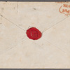 Katherine Villiers Clarendon, Lady Clarendon to Jane Porter, envelope (empty)