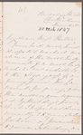 Frances Maria Fitzmaurice to Jane Porter, autograph letter signed