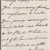 [?] Campbell to Jane Porter, autograph letter signed