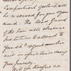 [?] Campbell to Jane Porter, autograph letter signed