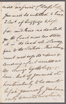 [?] Campbell to Jane Porter, autograph letter signed