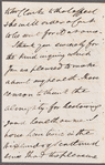 [?] Campbell to Jane Porter, autograph letter signed