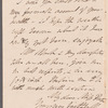 James Henry Monk to Jane Porter, autograph letter signed