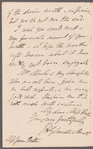 James Henry Monk to Jane Porter, autograph letter signed