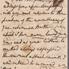 Margaretta Murray to Jane Porter, autograph letter signed