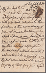 Margaretta Murray to Jane Porter, autograph letter signed