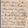 Margaretta Murray to Jane Porter, autograph letter signed