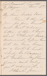 Catherine Maxwell, Lady Maxwell to Jane Porter, autograph letter signed