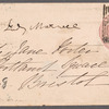 Catherine Maxwell, Lady Maxwell to Jane Porter, autograph letter signed