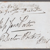 Anna Maria Hall to Jane Porter, autograph letter signed