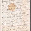 Anna Maria Hall to Jane Porter, autograph letter signed