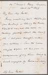 Dudley Coutts Stuart to Jane Porter, autograph letter signed