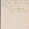 Dora Macdonald, Lady Macdonald to Jane Porter, autograph letter signed