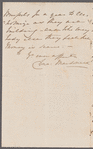 Dora Macdonald, Lady Macdonald to Jane Porter, autograph letter signed