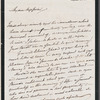 Catherine Maria Bury, Lady Charleville to Jane Porter, autograph letter signed