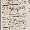 Jane Porter to William Law, autograph letter third person (copy)